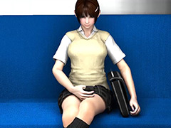 Libido Labo's 3DCG Schoolgirl Panty-Shot Peeping Video Compilation 1